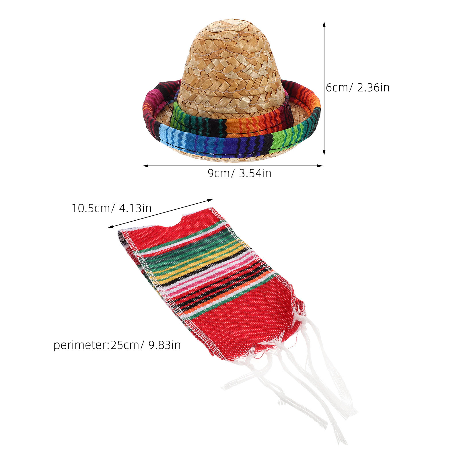 1Set Mexican Fiesta Party Styl - Wine Beer Hat recension och pris