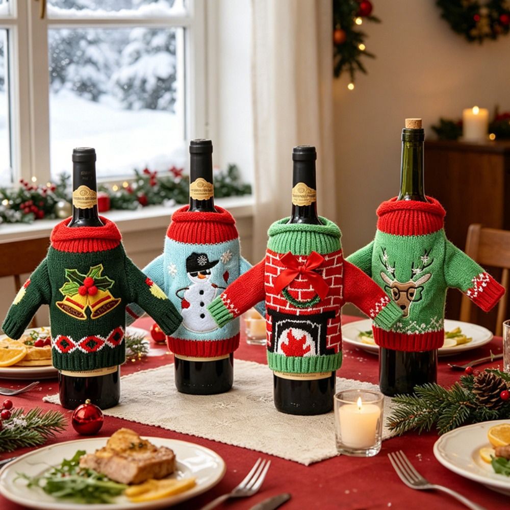 Elk Wine Bottle Cover Reusable - Wine Beer Hat recension och pris