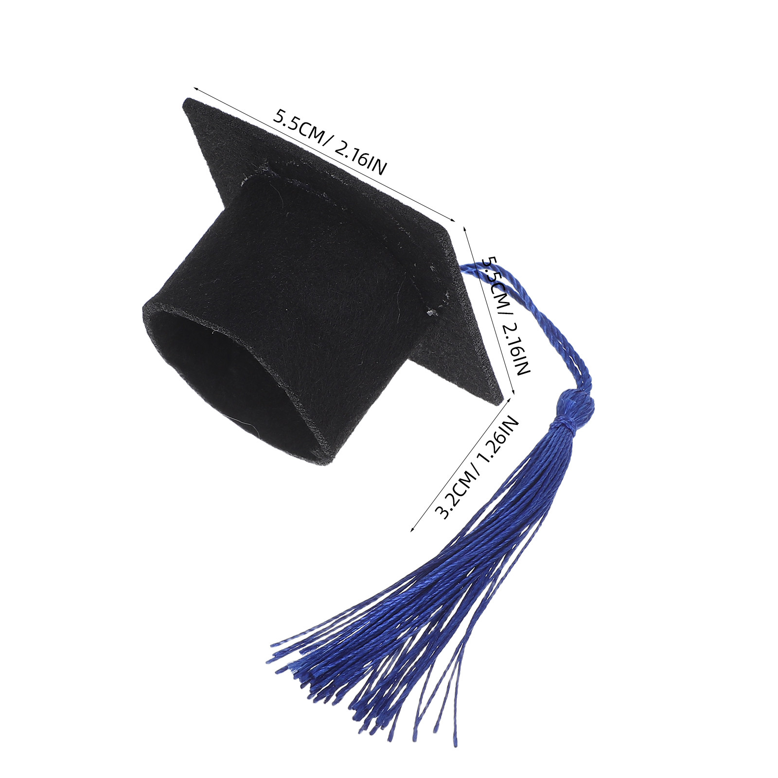 6Pcs Mini Doctoral Hat Wine Bo - Wine Beer Hat recension och pris