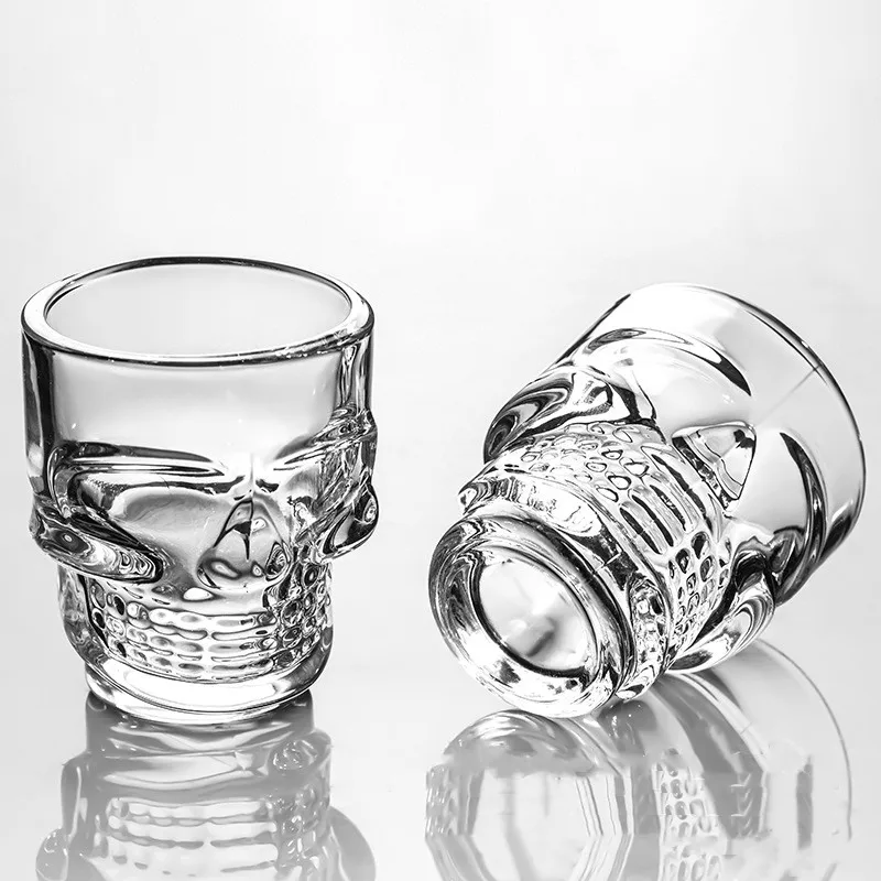 1/2Pcs Skull Head Shot Glass C - Whisky Beer And Wine recension och pris