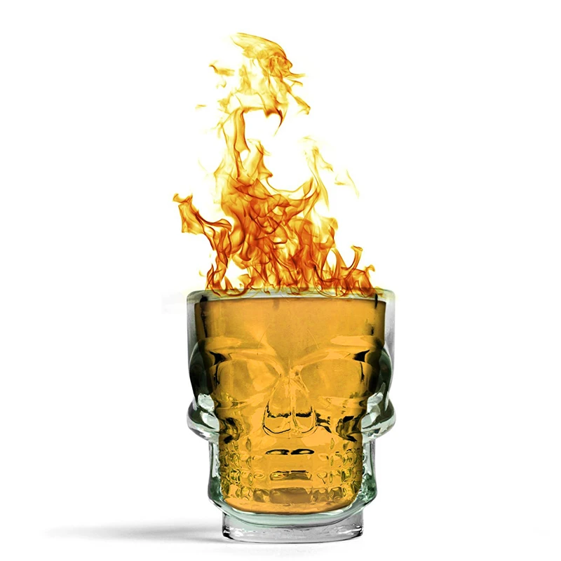 1/2Pcs Skull Head Shot Glass C - Whisky Beer And Wine recension och pris