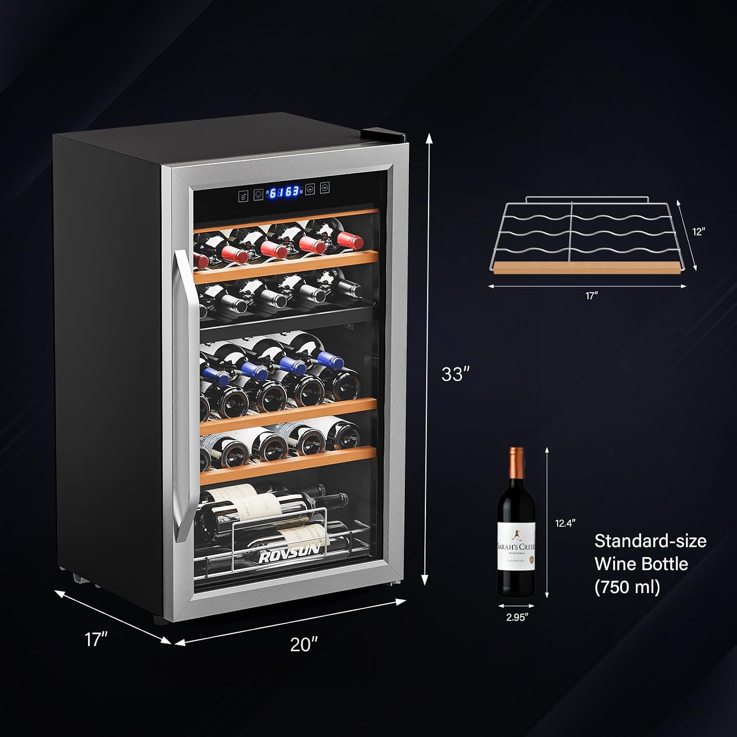 33 Bottle Dual Zone Wine Coole - Wine Beer Dual Zone recension och pris