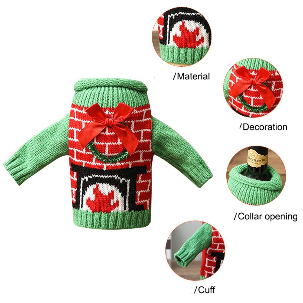 Elk Wine Bottle Cover Snowflak - Wine Beer Hat recension och pris