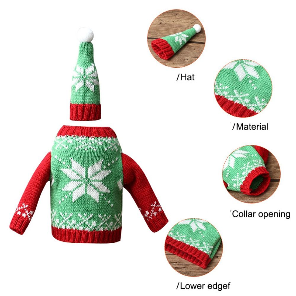 Elk Wine Bottle Cover Reusable - Wine Beer Hat recension och pris