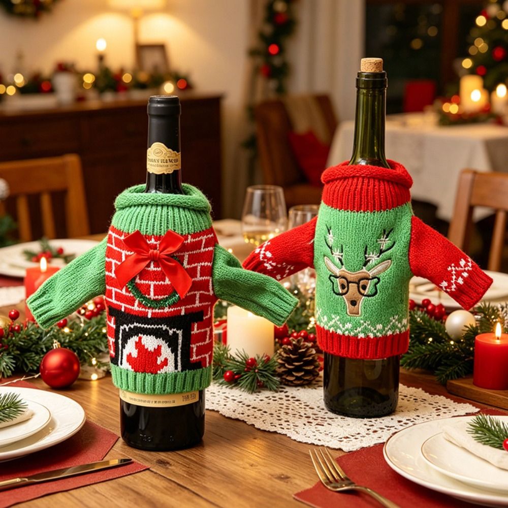 Elk Wine Bottle Cover Reusable - Wine Beer Hat recension och pris