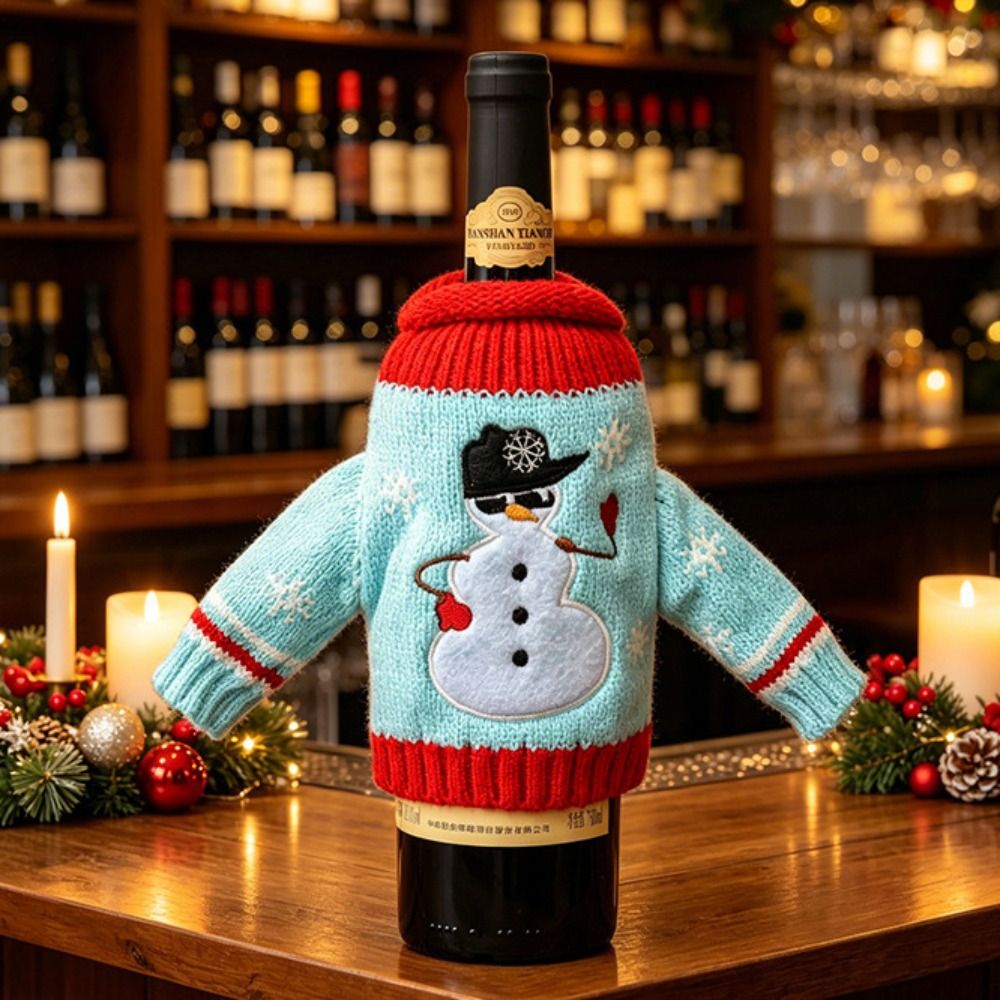 Elk Wine Bottle Cover Snowflak - Wine Beer Hat recension och pris