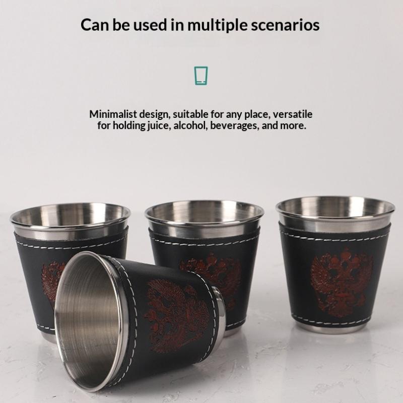 4Pcs/Set Outdoor Travel Cups S - Whisky Beer And Wine recension och pris