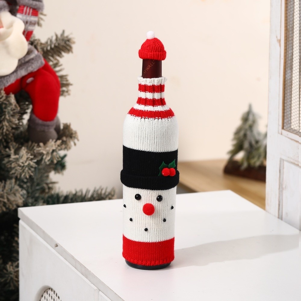 Knitted Wine Bottle Cover with - Wine Beer Hat recension och pris