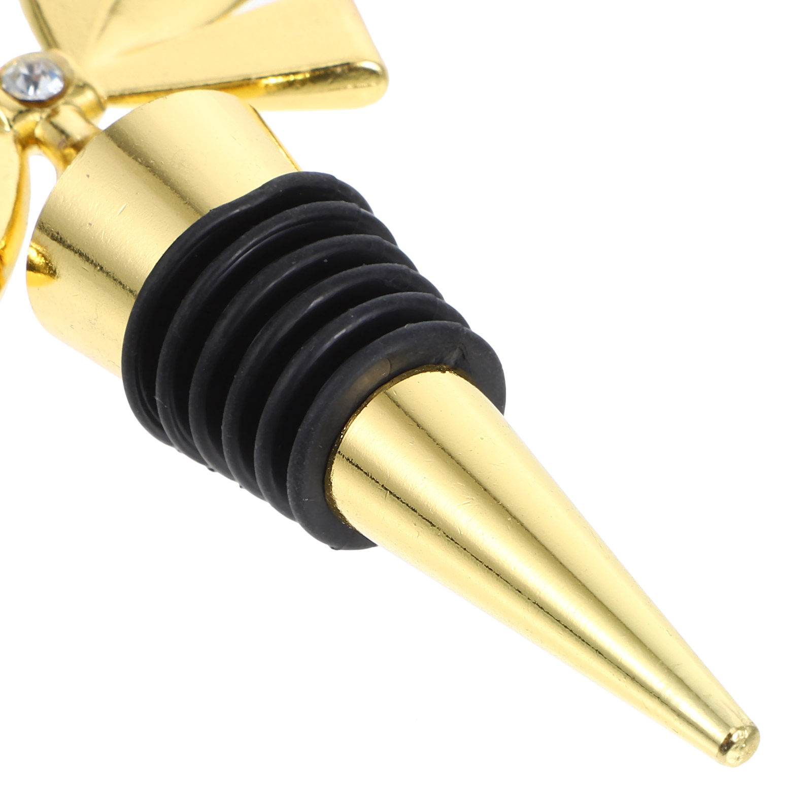 Gold Bowknot Wine Stopper Sili - Whisky Beer And Wine recension och pris