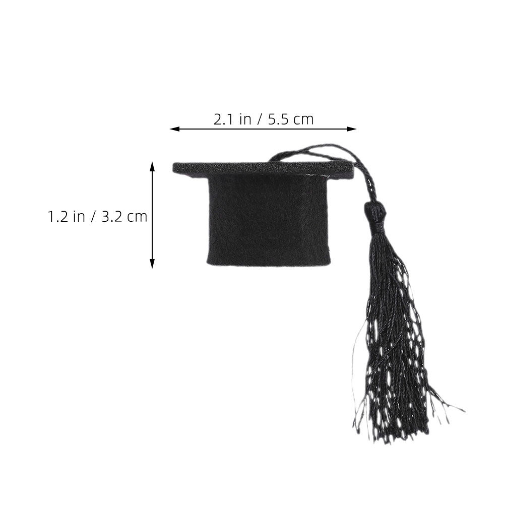 24Pcs Mini Graduation Cap Topp - Wine Beer Hat recension och pris