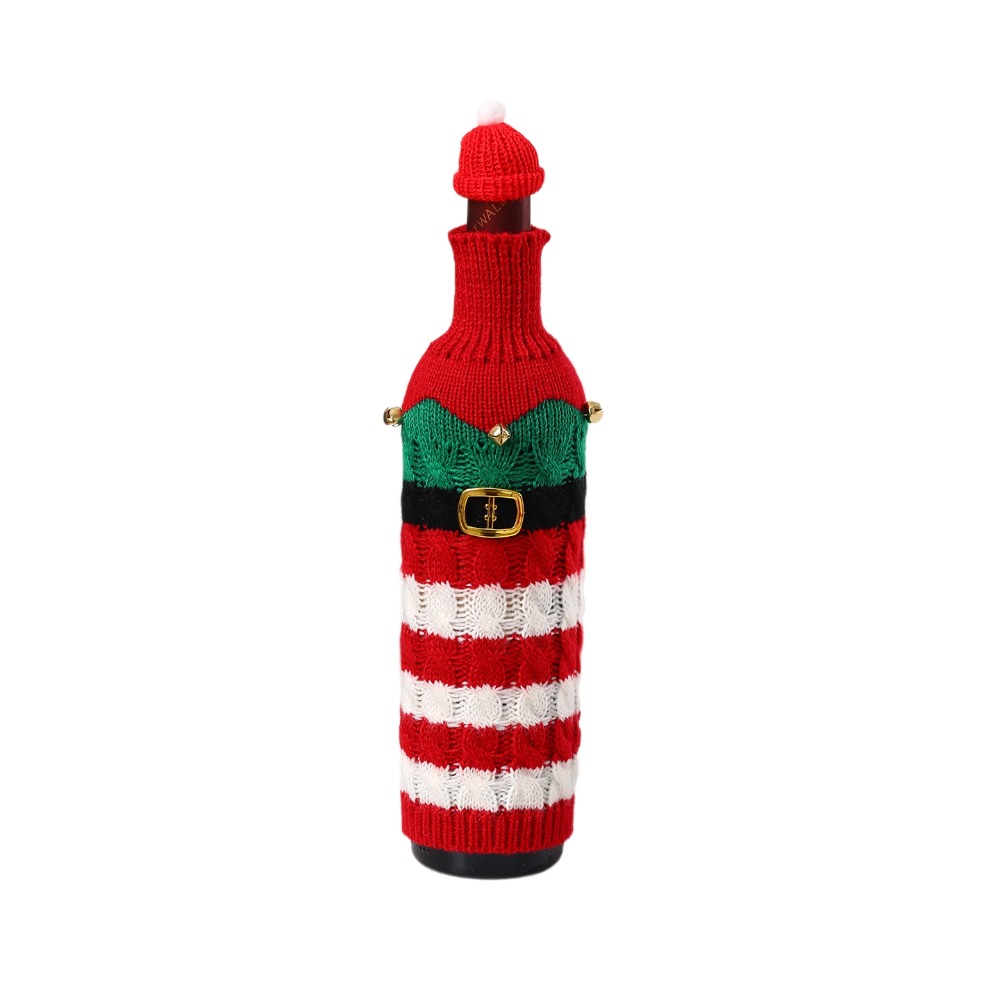Knitted Wine Bottle Cover with - Wine Beer Hat recension och pris