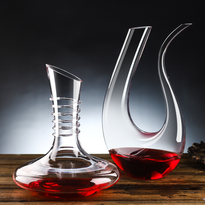 Crystal Glass Wine Decanter Lu - Wine Aerator Pour recension och pris