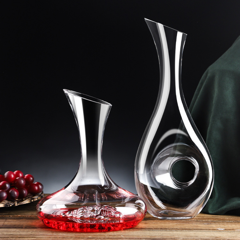 Crystal Glass Wine Decanter Lu - Wine Aerator Pour recension och pris