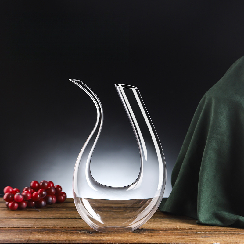 Crystal Glass Wine Decanter Lu - Wine Aerator Pour recension och pris
