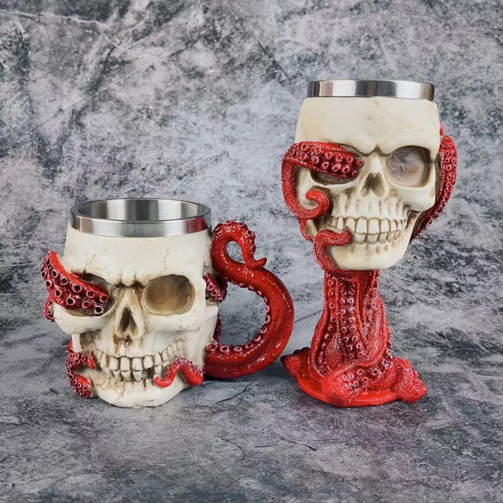 Party Wine Cup Novelty Skull B - Whisky Beer And Wine recension och pris