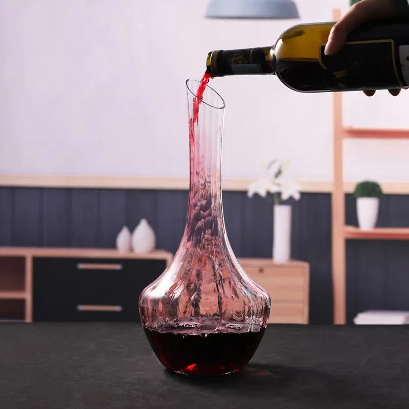 Elegant European Fluted Crysta - Wine Aerator Pour recension och pris