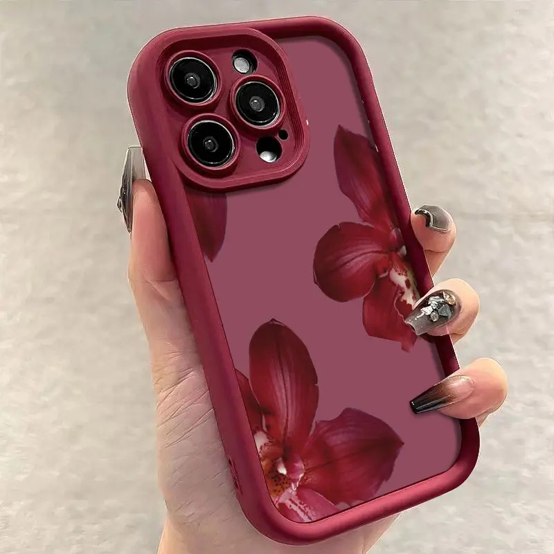 Wine Red Orchid Flower Pattern - Wine & Beer Guayaquil recension och pris